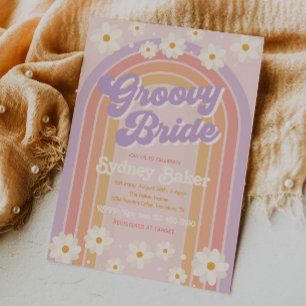 Groovy Bridal Dusche Einladung   BRAUTPARTY