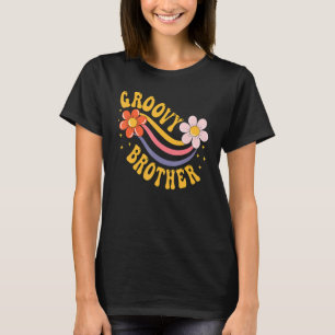 Groovy Brother 70er Ästhetik 1970er Retro Brother T-Shirt