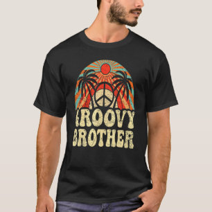 Groovy Brother 70er Ästhetik 1970er Retro Brother T-Shirt