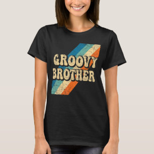 Groovy Brother 70er Ästhetische Nostalgie in den 1 T-Shirt