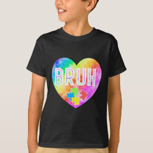 Groovy Bruh Autismus-Bewusstsein-Puzzleteil für Ju T-Shirt