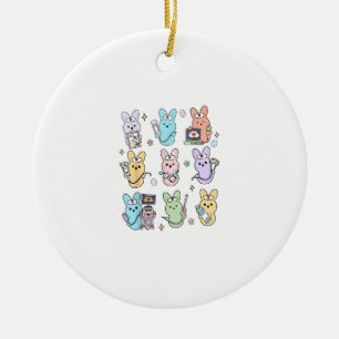 Groovy Bunnies Candy Ultraschall Tech Ostern Sonog Keramik Ornament