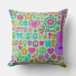 Groovy Bunter Wurfkissen - Wohnen & Lifestyle Kissen