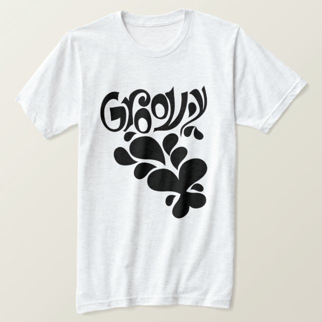 Groovy Butterfly Hippie Style T-Shirt (Design vorne)