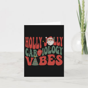 Groovy Cardiology Nurse Christmas Cardiac Squad Ho Karte