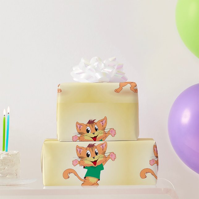 Groovy Cat Geschenkpapier (Von Creator hochgeladen)