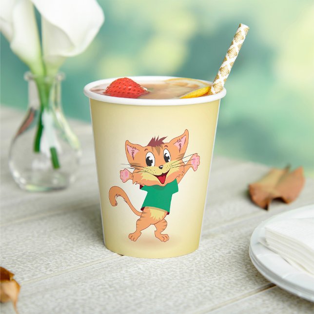 Groovy Cat Pappbecher (Von Creator hochgeladen)