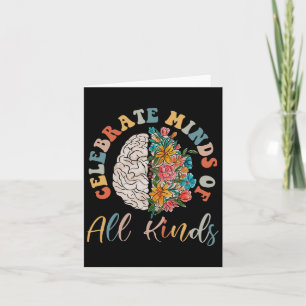Groovy Celebrate Minds aller Arten von Neurovielfa Karte