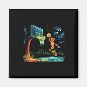 Groovy Chainsaw für Halloween Grafisches T-Shirt Magnet