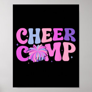 Groovy Cheer Comp Tag Cheerleading-Wettbewerbstag Poster