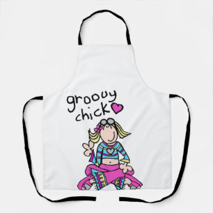 Groovy Chick T - Shirt - Girls Sweatshirt Schürze