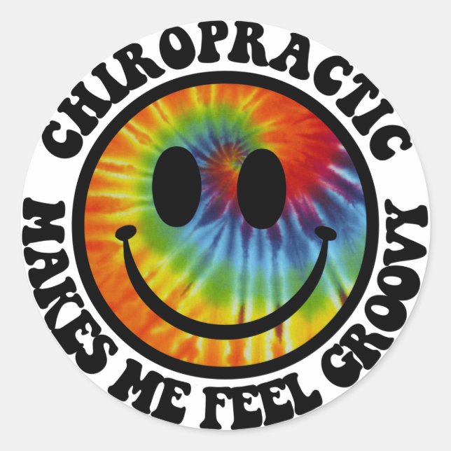Groovy Chiropractic Stickers (Vorderseite)