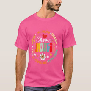 Groovy Choose Kindness - Daisy Be kind Inspiration T-Shirt