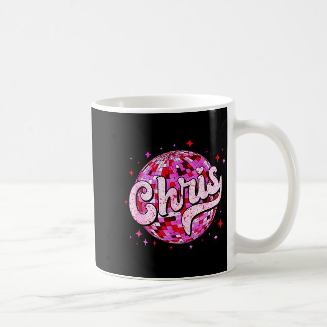 Groovy Chris First Name D I Love Chris Tees Meme  Kaffeetasse (Rechts)