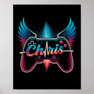 Groovy Chris Vorname D Chris Kontrollspiel Meme  Poster