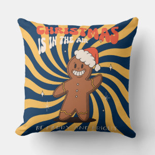 Groovy Christmas Day Throw Kissen