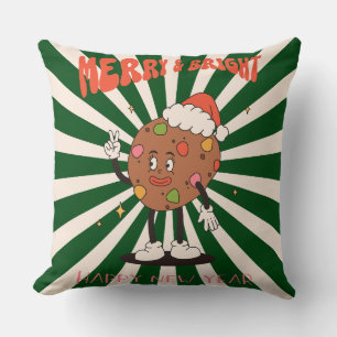 Groovy Christmas Day Throw Kissen