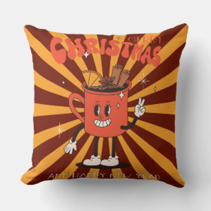 Groovy Christmas Day Throw Kissen