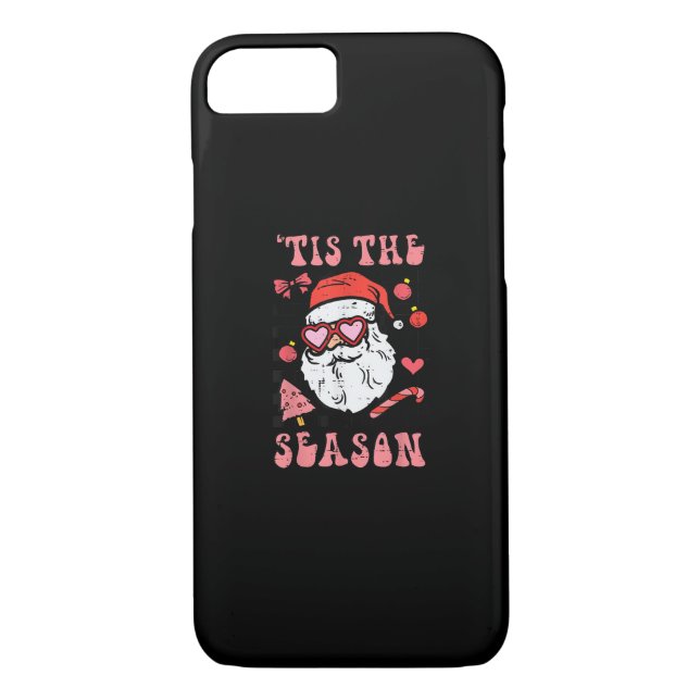 Groovy Christmas Santa Tis The Season Case-Mate iPhone Hülle (Rückseite)