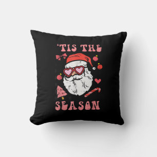 Groovy Christmas Santa Tis The Season Kissen