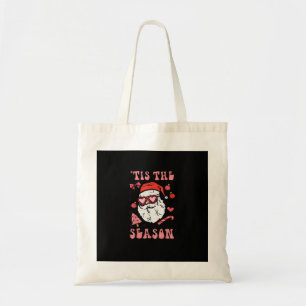 Groovy Christmas Santa Tis The Season Tragetasche