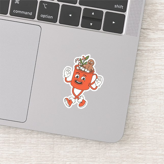 Groovy Christmas Sticker (Ausschnitt)