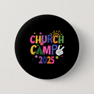 Groovy Church Camp 2025 passendes christliches Cam Button
