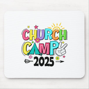 Groovy Church Camp 2025 passendes christliches Cam Mousepad