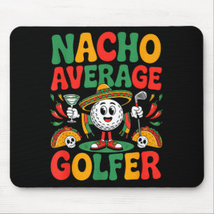 Groovy Cinco de Mayo Nacho durchschnittlicher Golf Mousepad