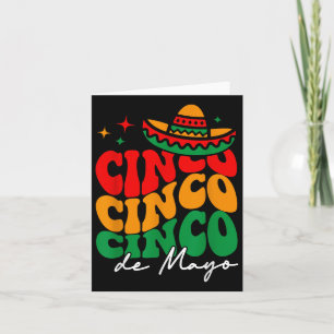 Groovy Cinco De Mayo Shirt Mexican Fiesta 5 De May Karte