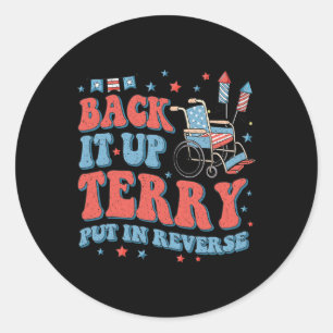Groovy Ck Up Terry Put It In Reverse Firework 4. J Runder Aufkleber