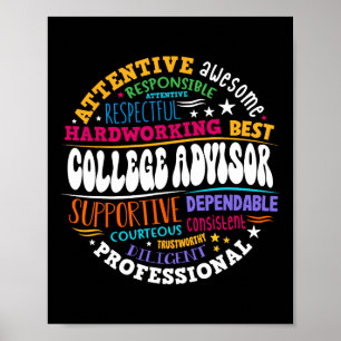 Groovy College Berater Würdigungswoche Zurück zur Poster