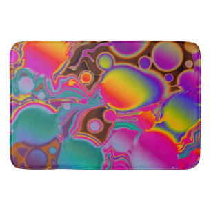Groovy Color Burst Badematte