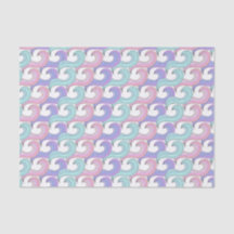 Groovy Colorful Wave Musterpapier