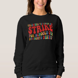 Groovy Columbus Ohio Schullehrer Strike OH Tee