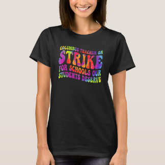 Groovy Columbus Ohio Schullehrer Strike OH Tee