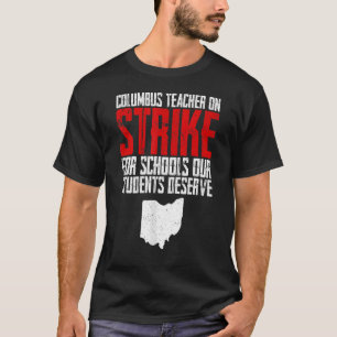 Groovy Columbus Ohio Schullehrer Strike OH Tee