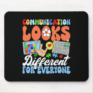 Groovy Communication sieht für jeden anders aus Mousepad
