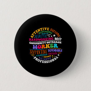 Groovy Community Outreach Worker Zurück zur Schule Button