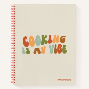 Groovy Cooking ist meine Vibe, Koch, Koch, Feinsch Notizbuch
