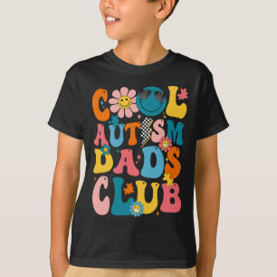 Groovy Cool Autism Vaters Club Autism Son T-Shirt