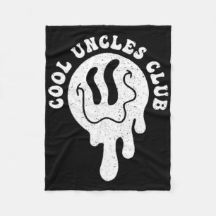 Groovy Cool Uncles Club Retro Onkel Väter Day Ha Fleecedecke
