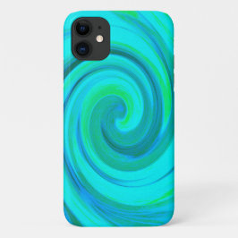 Groovy Cooles Abstraktes Aqua Liquid Art Swirl Case-Mate iPhone Hülle