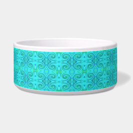 Groovy Cooles Abstraktes Aqua Liquid Art Swirl Mus Napf
