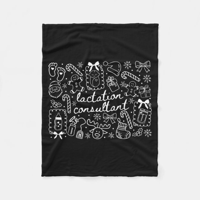 Groovy Coquette Lactation Consultant Breastfeeding Fleecedecke (Vorderseite)