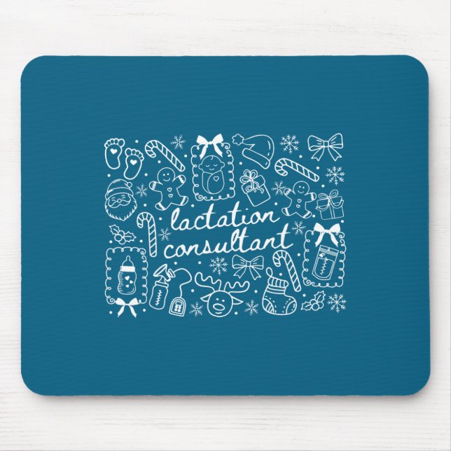 Groovy Coquette Stillberaterin Stillen Mousepad (Vorne)