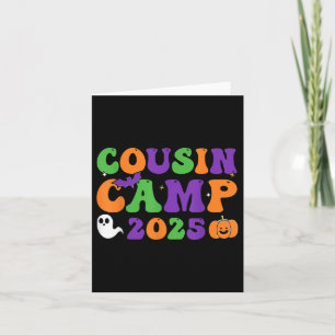 Groovy Cousin Camp T Shirts 2025, Halloween Cousin Karte