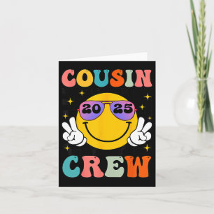 Groovy Cousin Crew 2025 Sommerurlaub Strandfamilie Karte