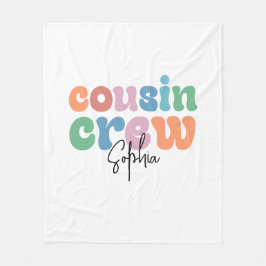Groovy Cousin Crew Personalisiert Fleecedecke