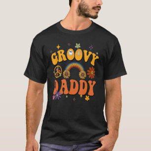 Groovy Daddy Retro Matching Family Blume Vater 1 T-Shirt